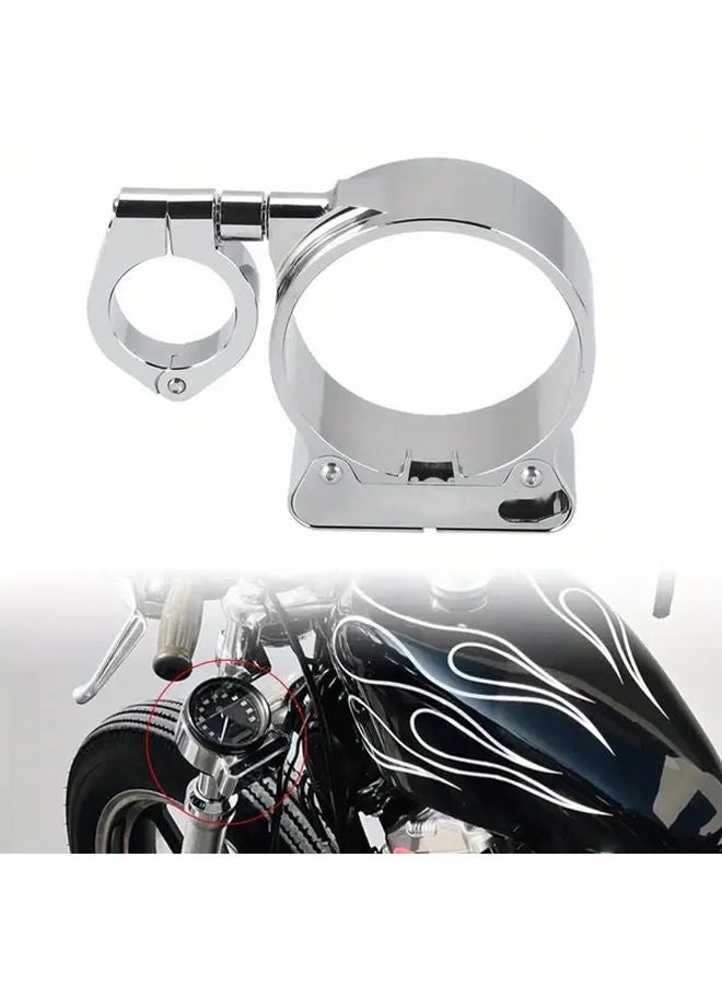 CNC Electroplated Motorcycle Gauge Mount Aluminum Alloy Side Instrument Stand For XL883 1200C N L R - Image 2